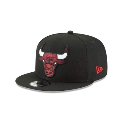 Chicago Bulls Gorra | New Era NBA Squad Twist 9fifty Snapback Cap Mexico - Negros